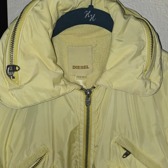 Diesel Women's Vibrant Yellow Bomber Jacket - Picture 6 of 11